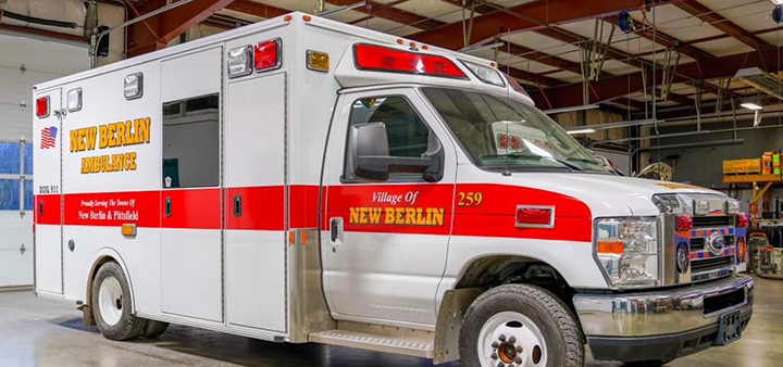 A Substantial Donation Helps New Berlin Purchase Ambulance